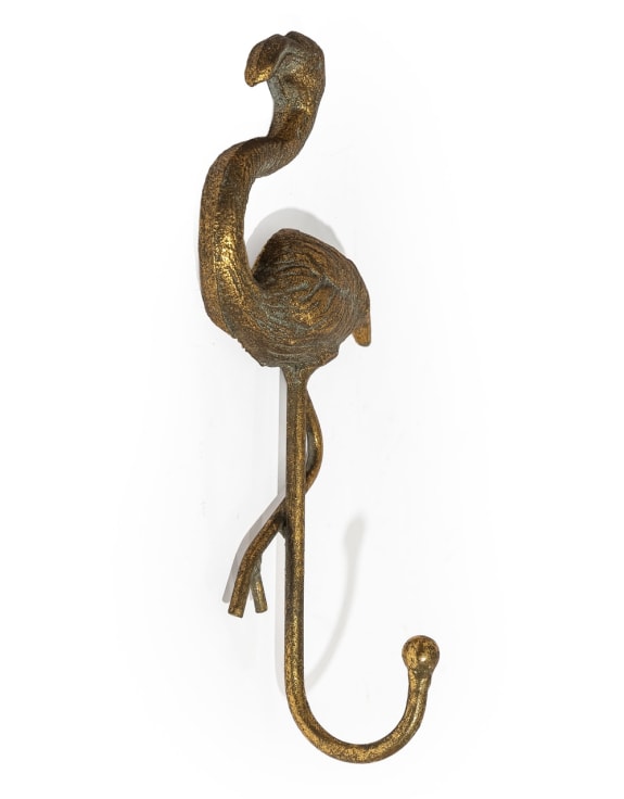 Antique Gold Flamingo Coat Hook (to be bought in qtys of 6)