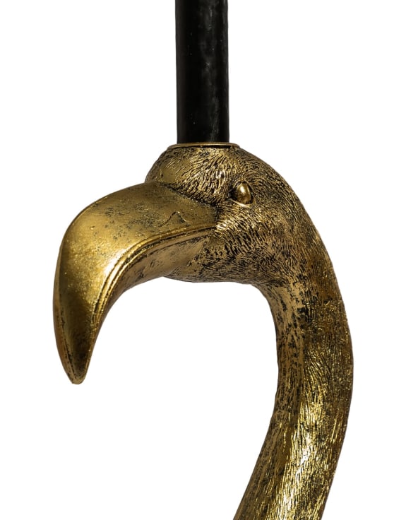 Antique Gold Flamingo Head Candle Holder (to be bought in qtys of 2)