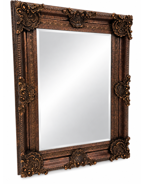 Antique Black/Bronze Rectangular Classic Mirror
