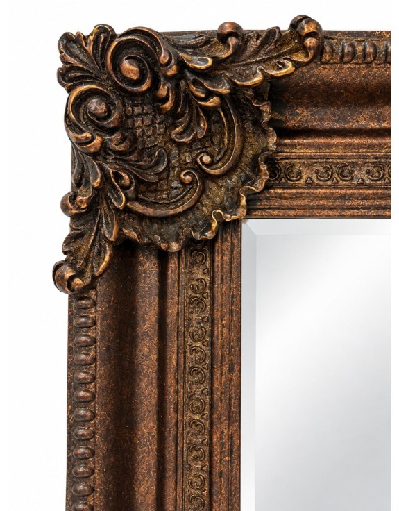 Antique Black/Bronze Rectangular Classic Mirror