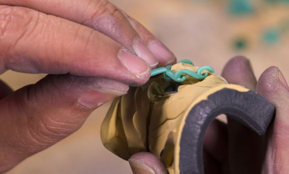 Intricately handcrafted silver jewellery