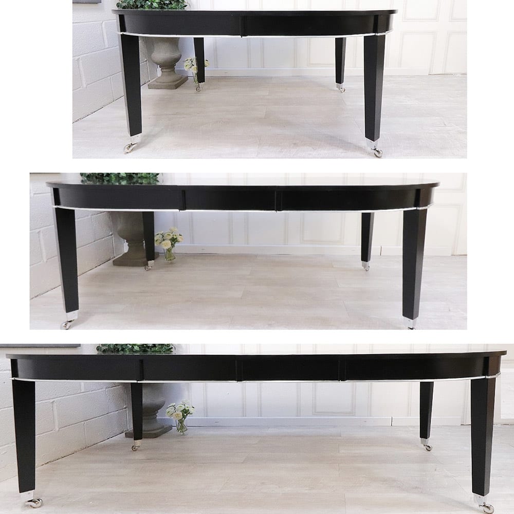 Manor Black Extending Dining Table Nicky Cornell