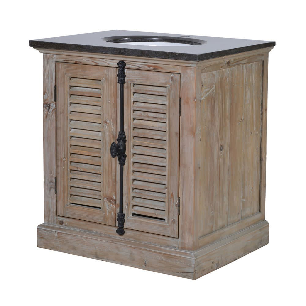 Reclaimed Louvered Sink Unit