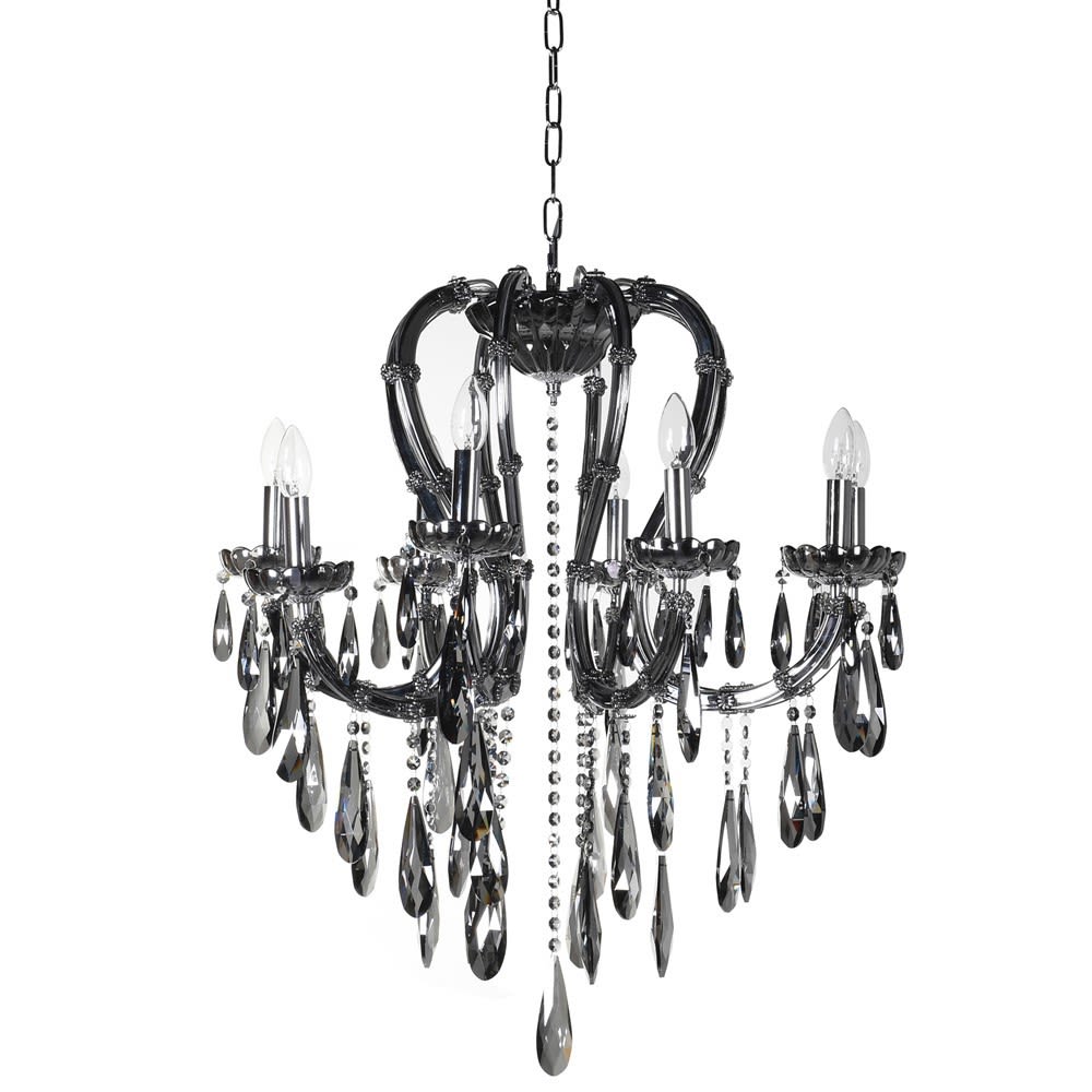 Smoked Curve French Chandelier