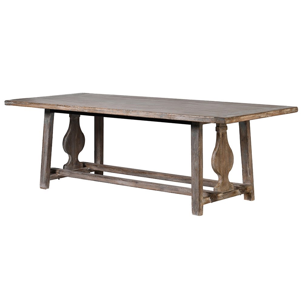 Distressed Pine Long Dining Table