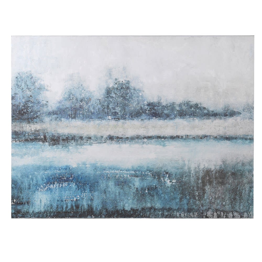 Abstract Riverside Oil Painting Picture Nicky Cornell