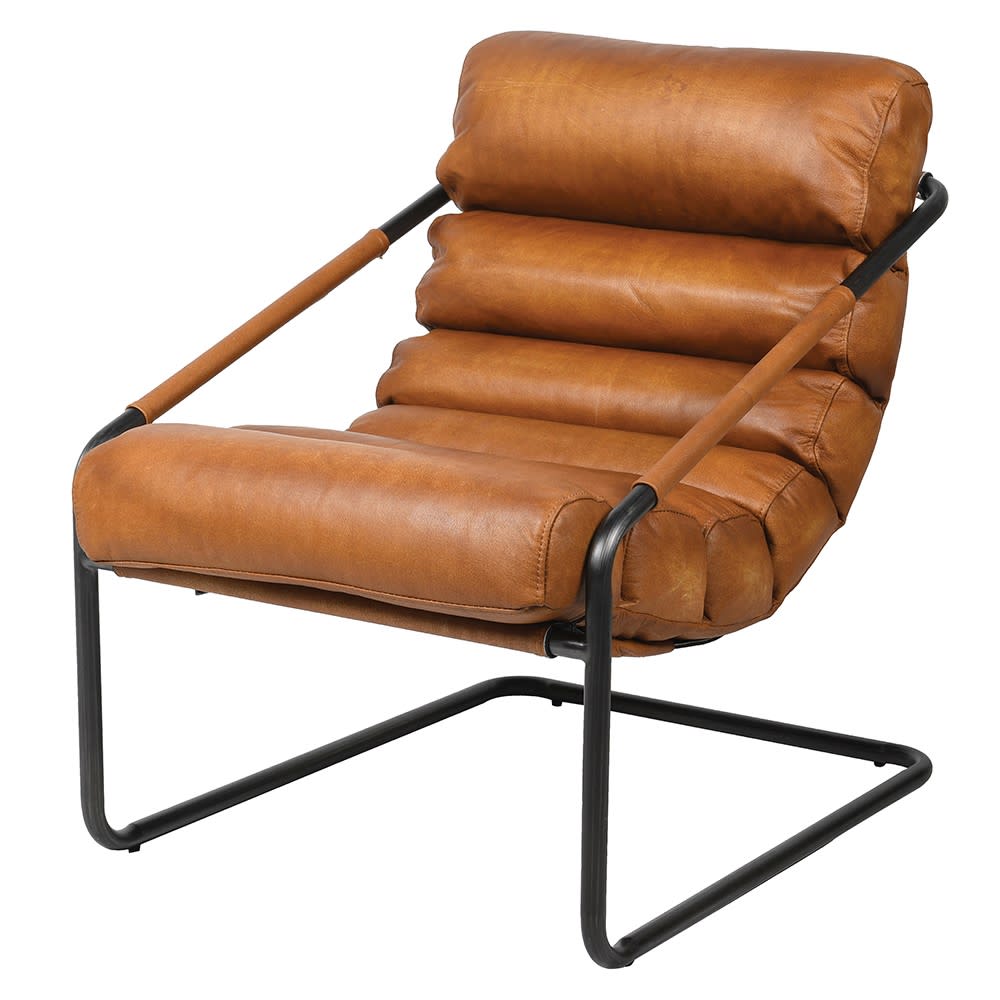 Jakarta Leather Lounger Chair
