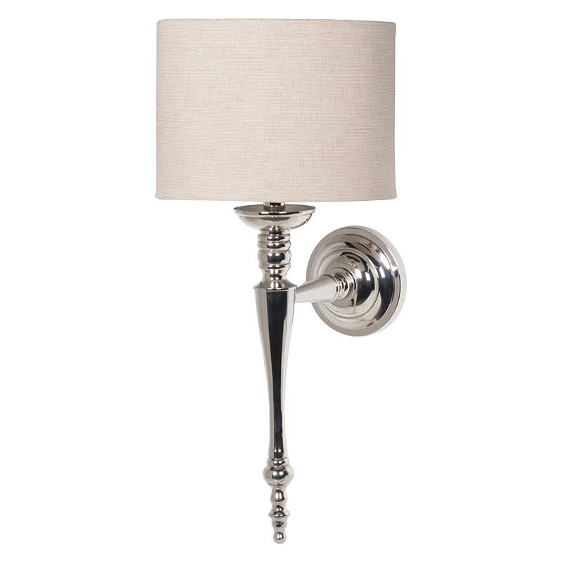 Chrome With Shade Wall Lamp