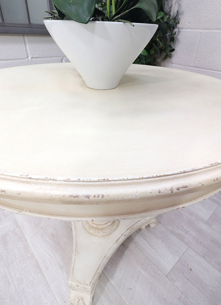 French Style Ivory Small Dining Table | Nicky Cornell