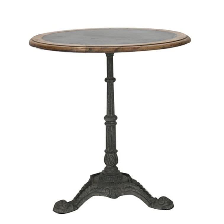 Round Zinc Top Bistro Dining Table Nicky Cornell