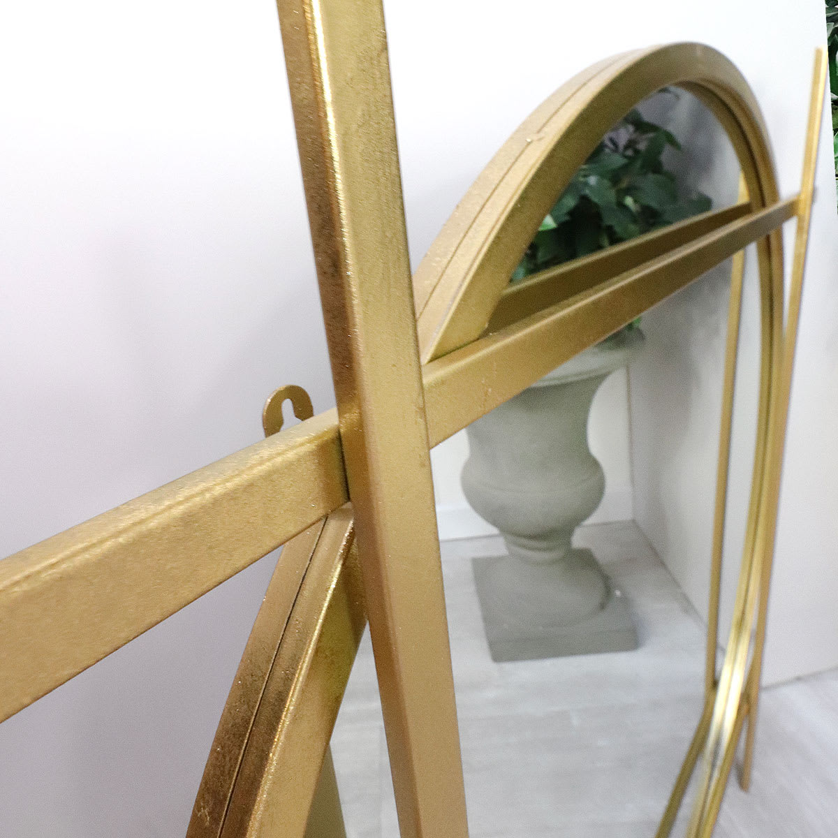 Gold Round Framed Mirror Nicky Cornell