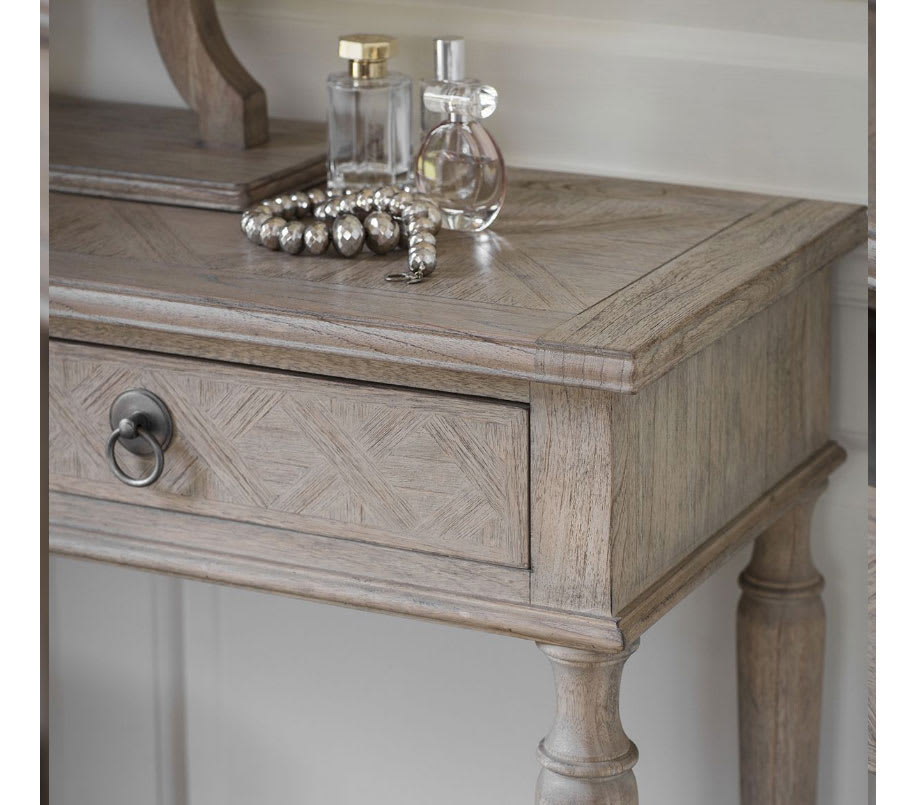 Mustique Natural 2 Drawer Dressing Table by Gallery Direct Gallery