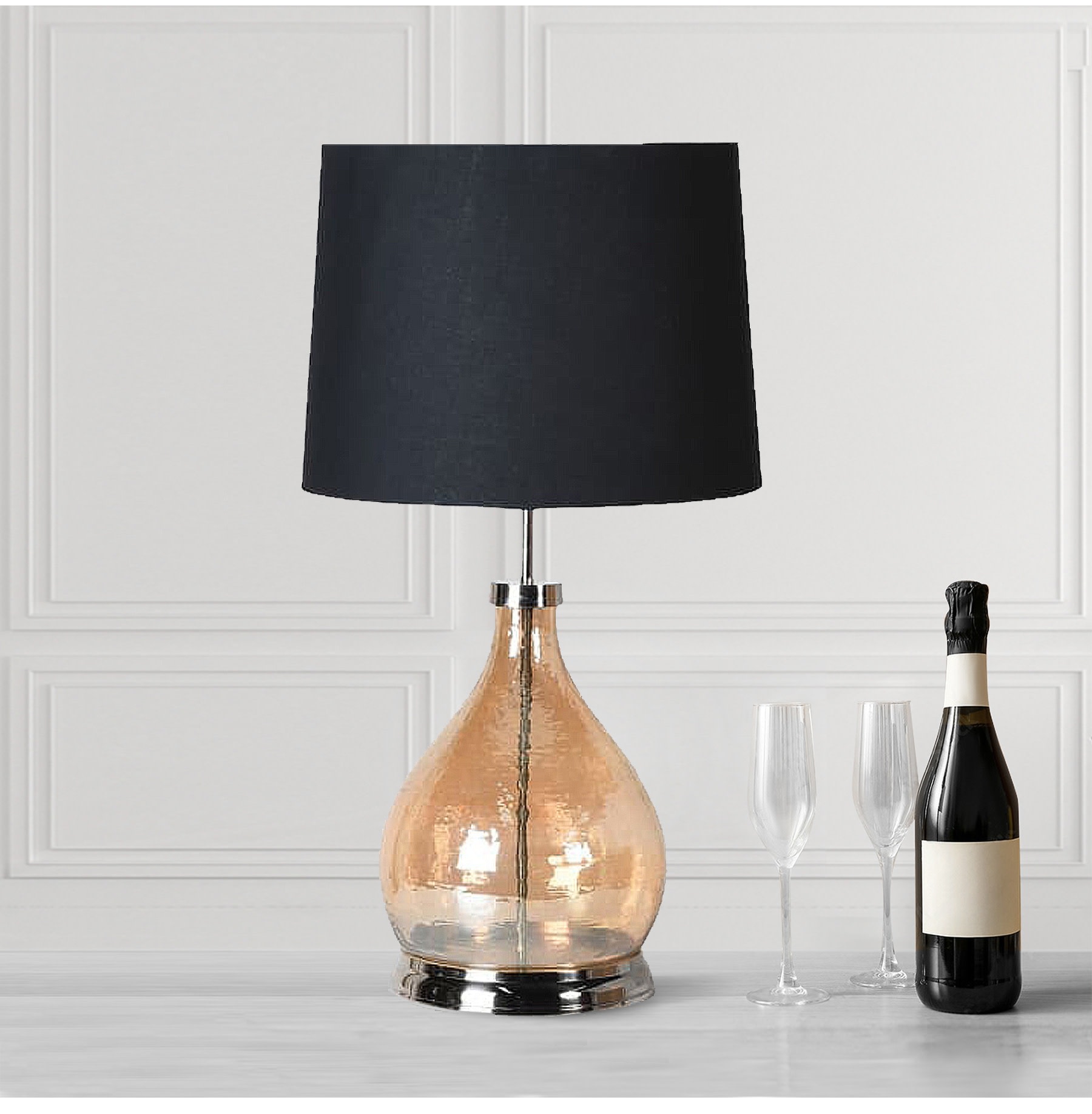 Glass Bubble Table Lamp