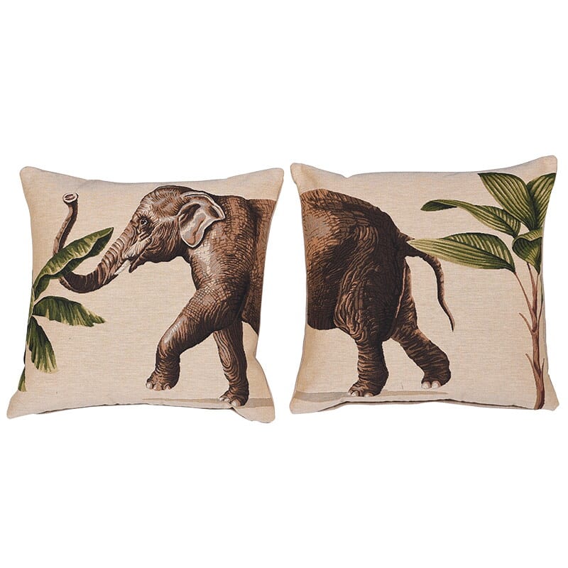 Elephant Design Two Part Cushion