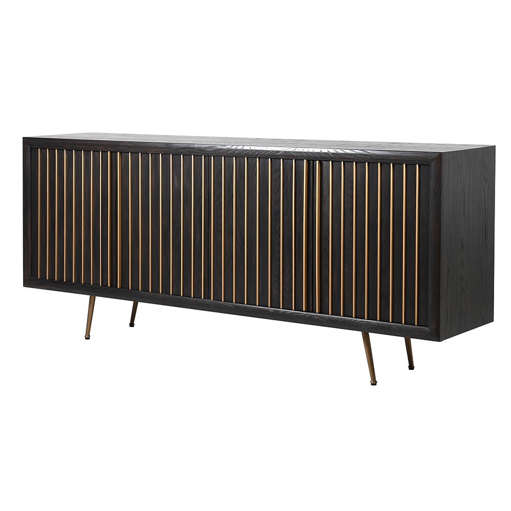 Gold Linear Sideboard