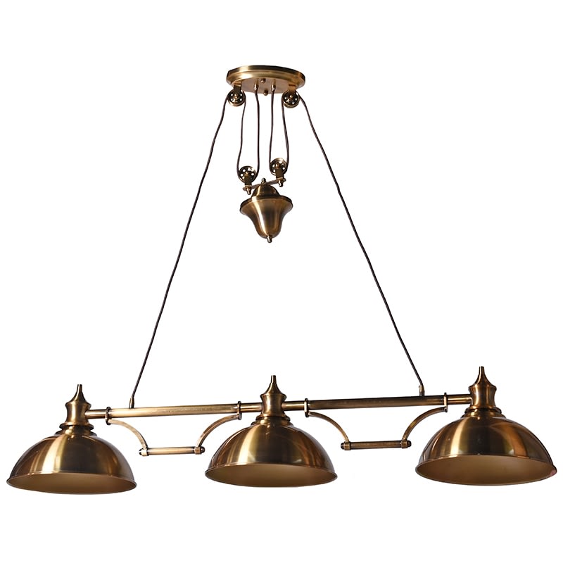 Pulley Bronze Pendant Light