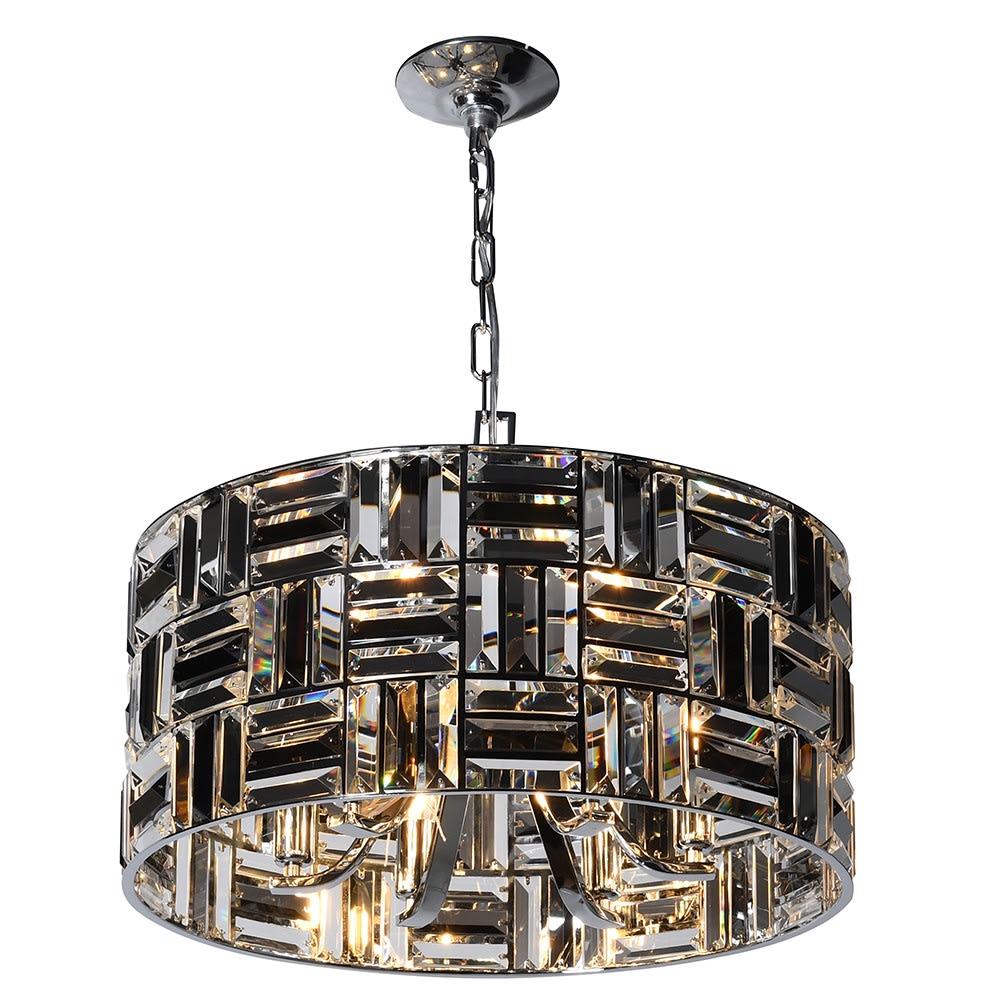 Smoked Modern Patterned Ceiling Light