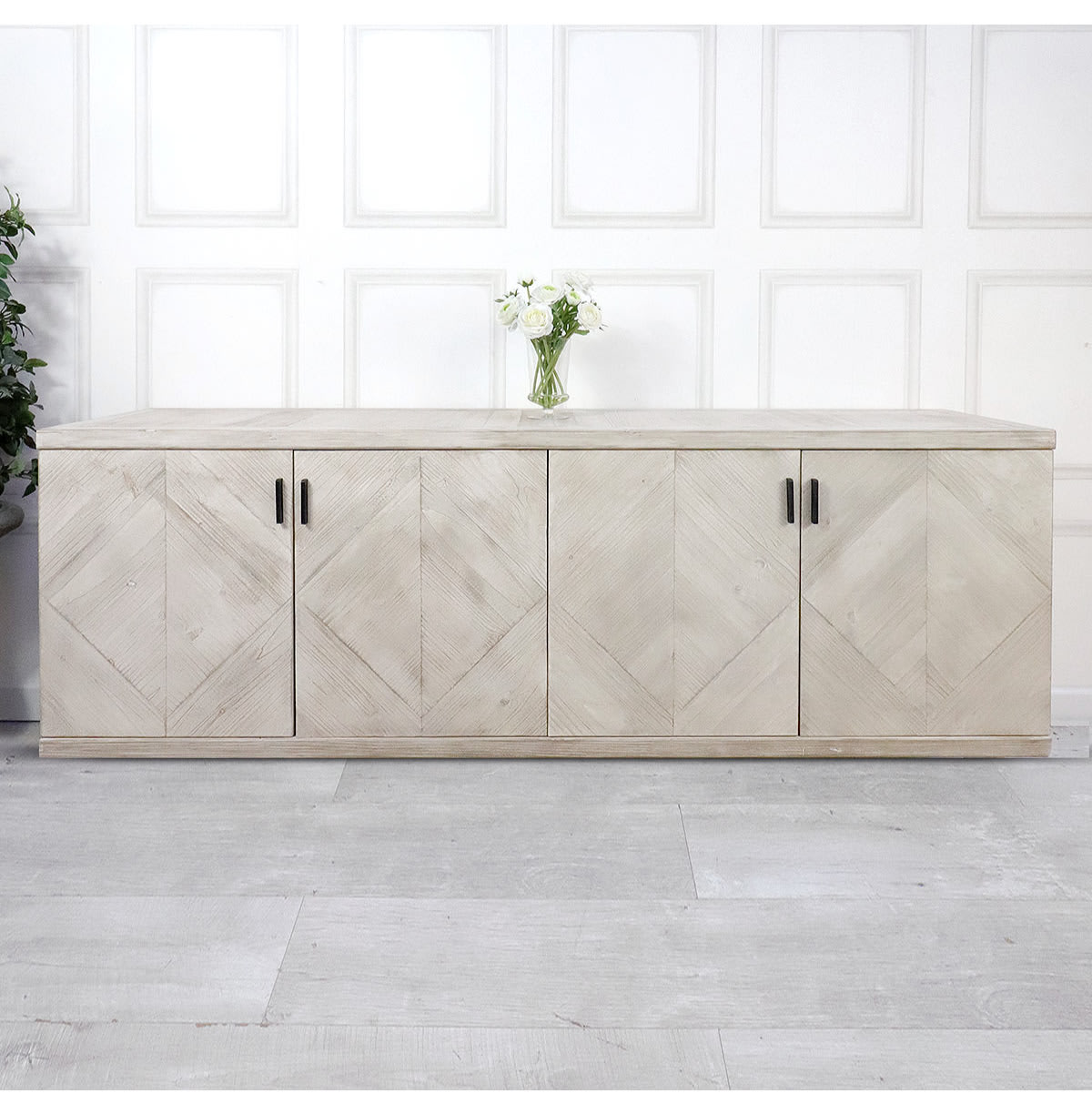 Hunston Parquet Low Sideboard