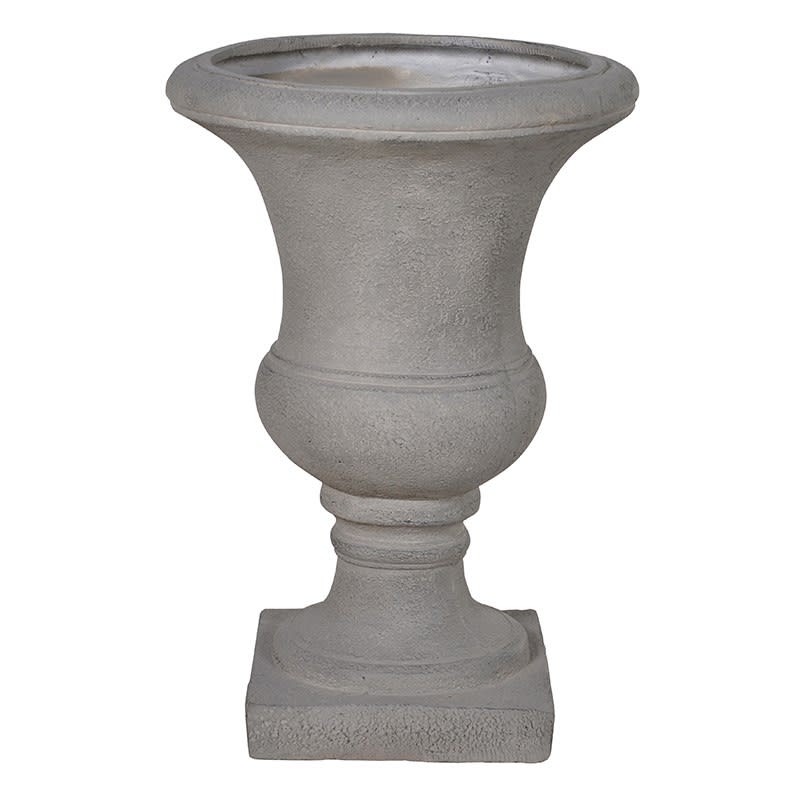 Grey Stone Look Garden Urn