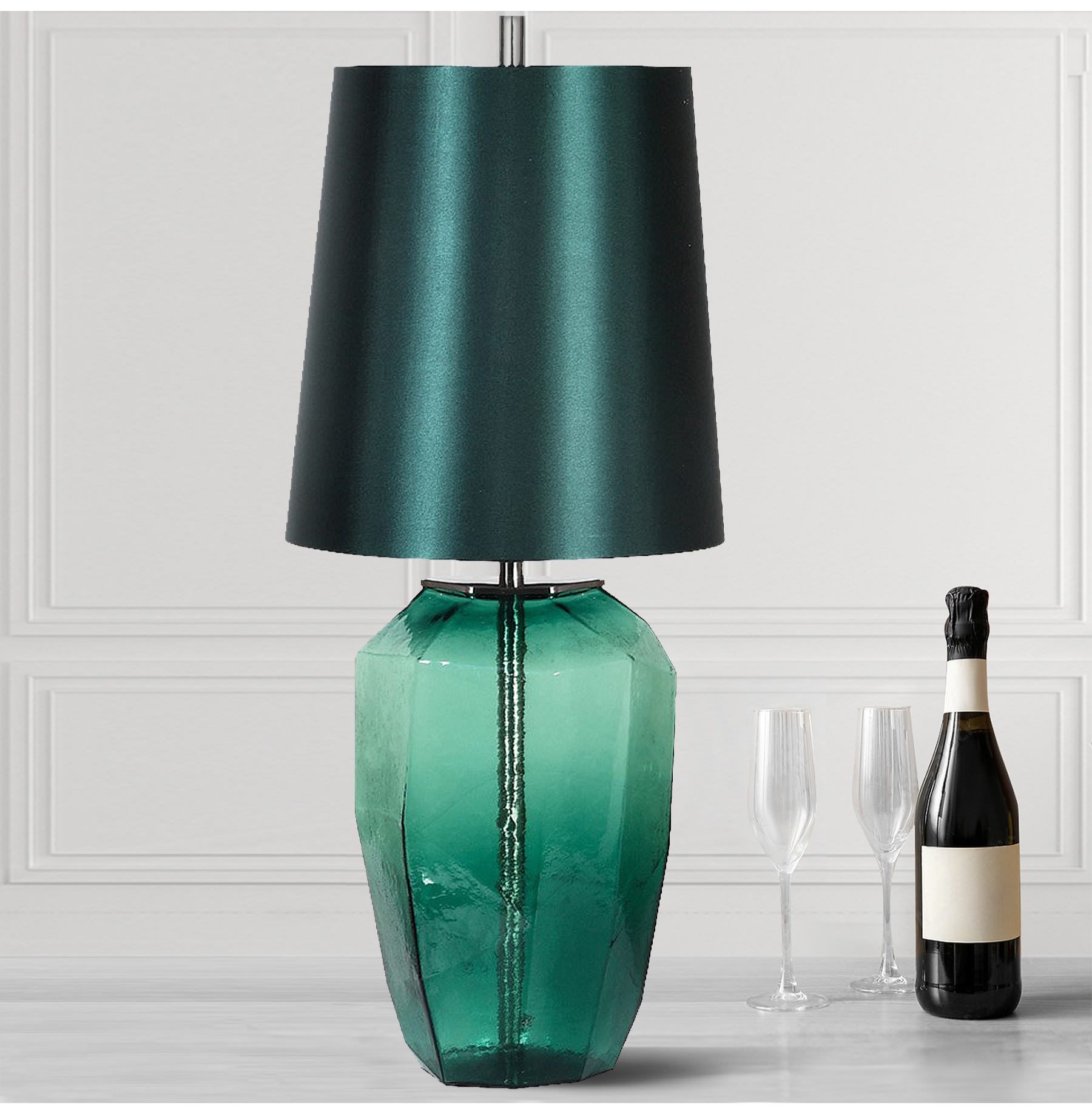 Large Emerald Lamp