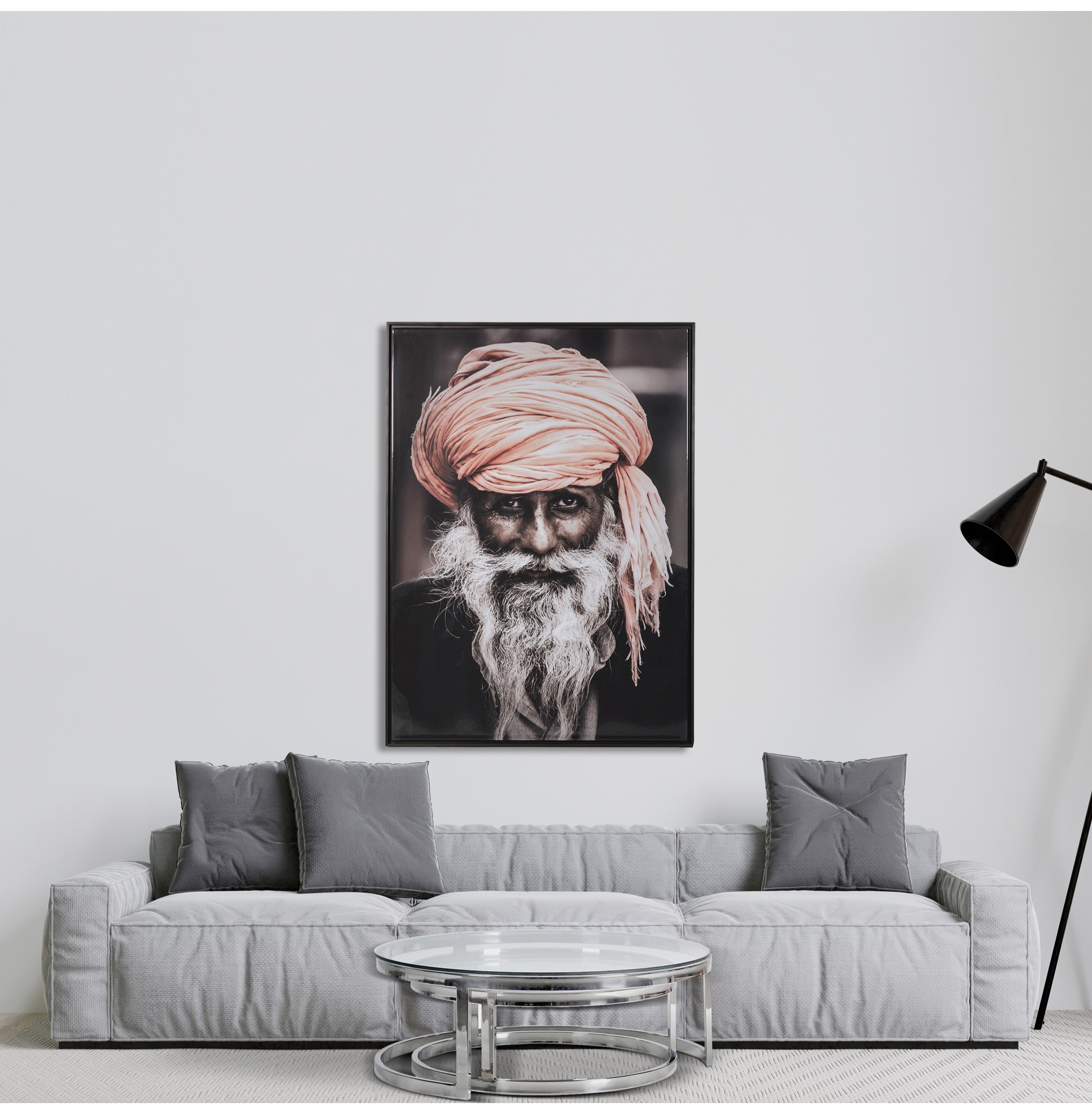 Turban Image In Frame