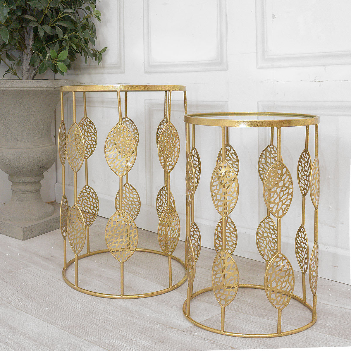 Set of 2 Leaf Detail Tables