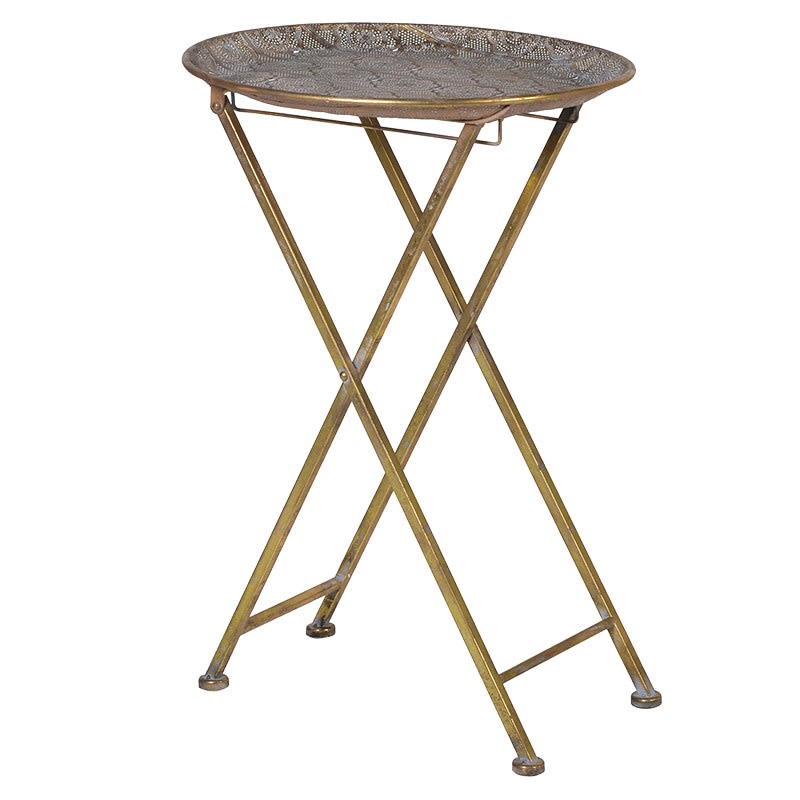 Ornate Gold Side Table