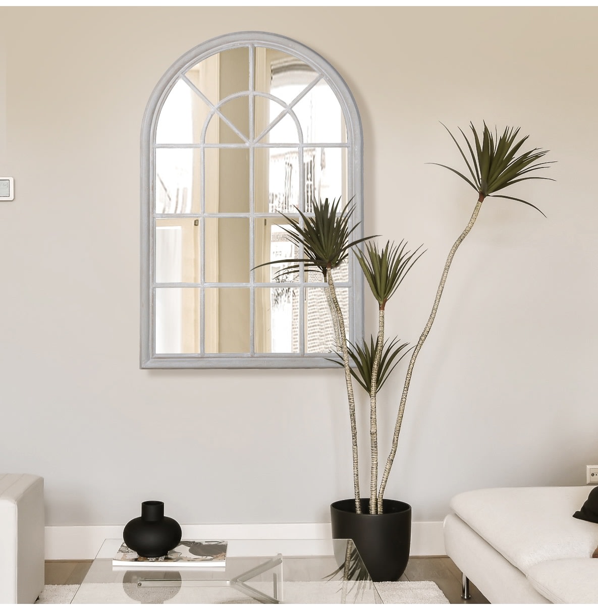 Classic Arched Window Mirror