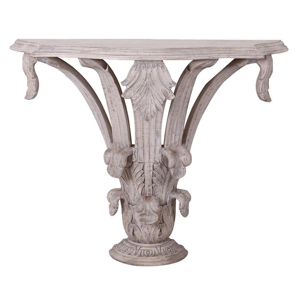 Francais Grande Leaf Hall Console Table 