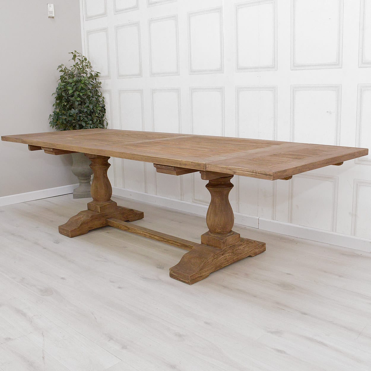 Victoriana Pine Extending Dining Table 2.8m