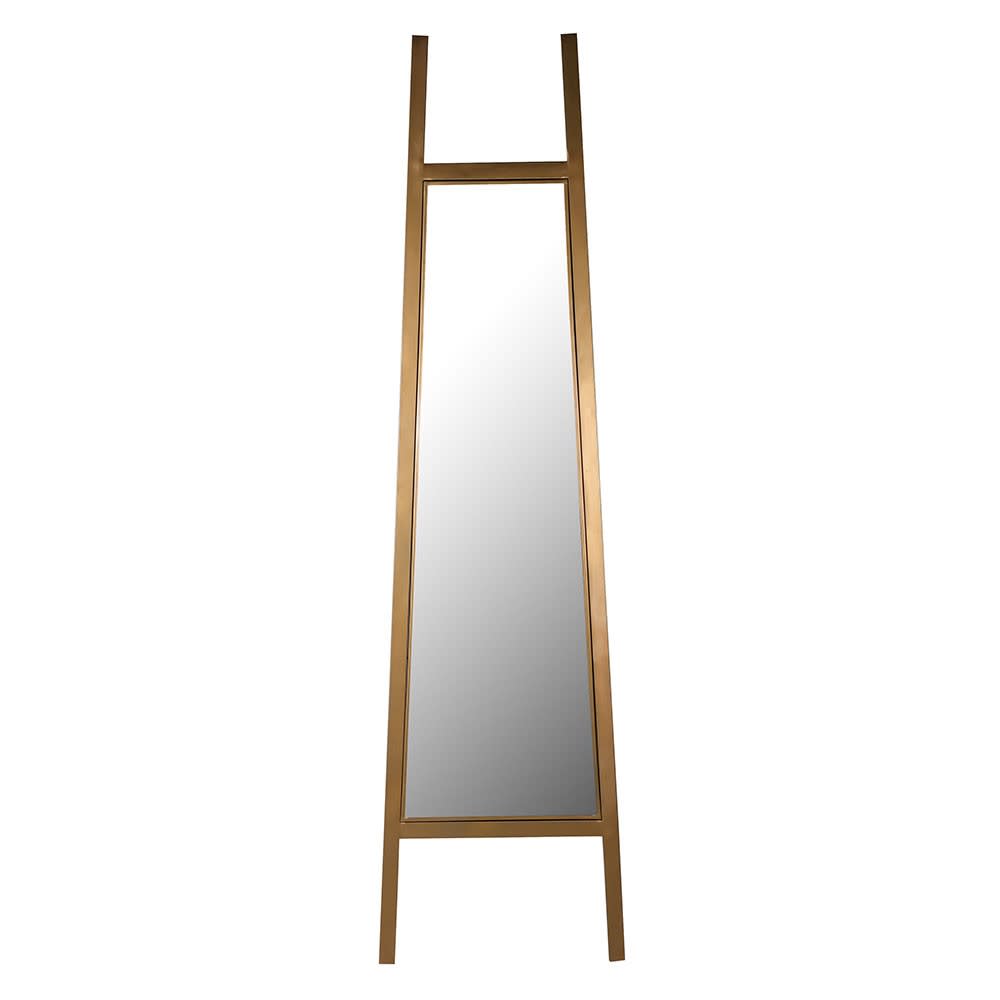 Trapeze Gold Cheval Floor Standing Mirror