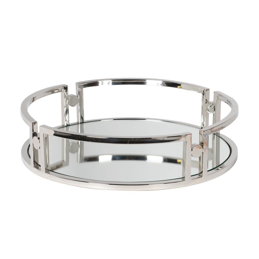 Sloane Chrome Mirrored Tray