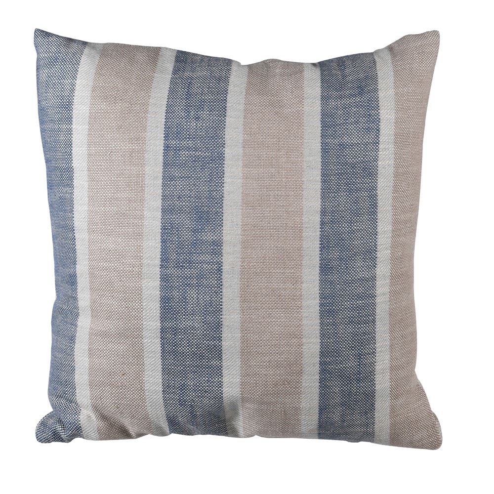 Beige and Blue Cushion