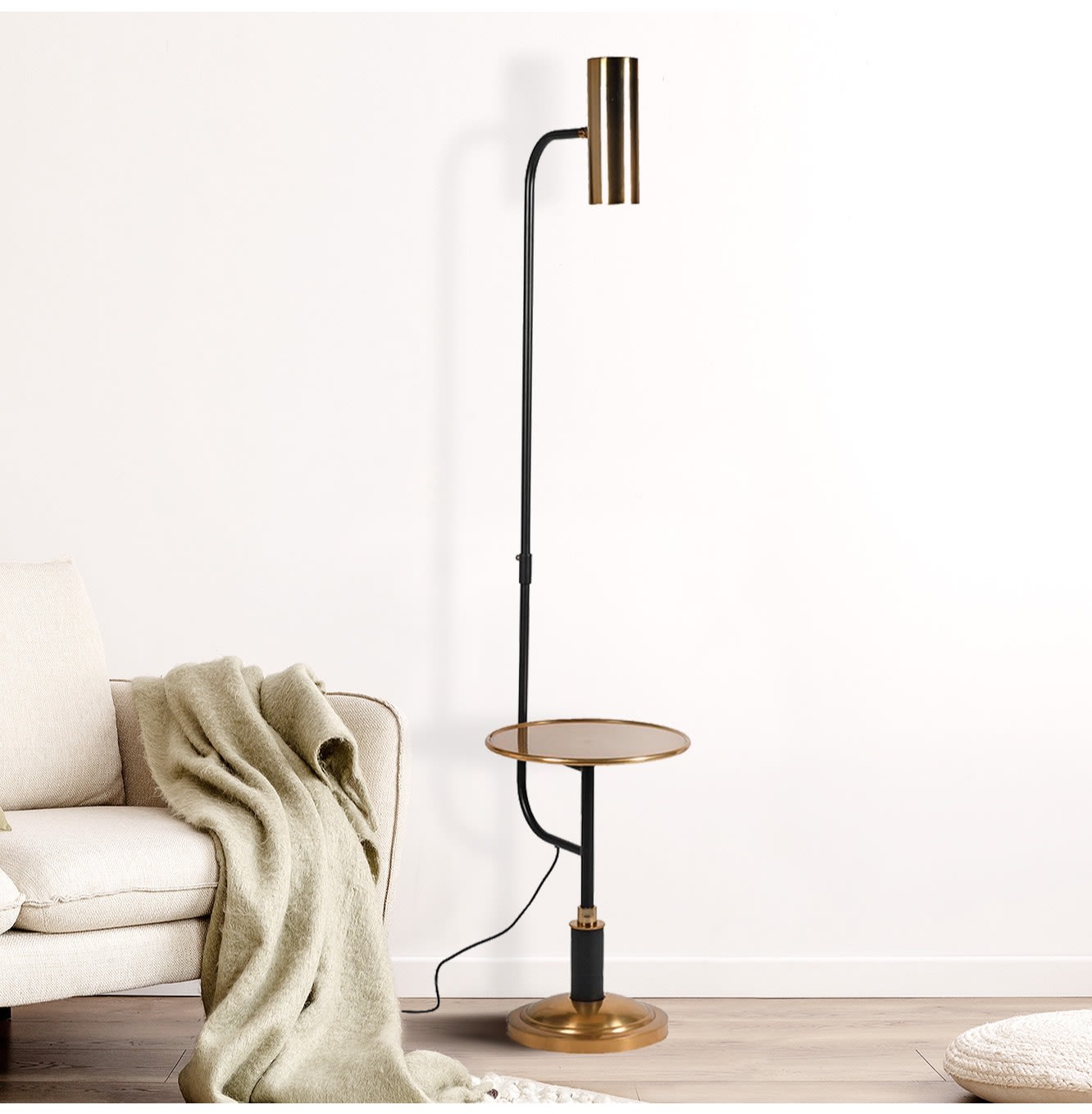 Brass Floor Lamp