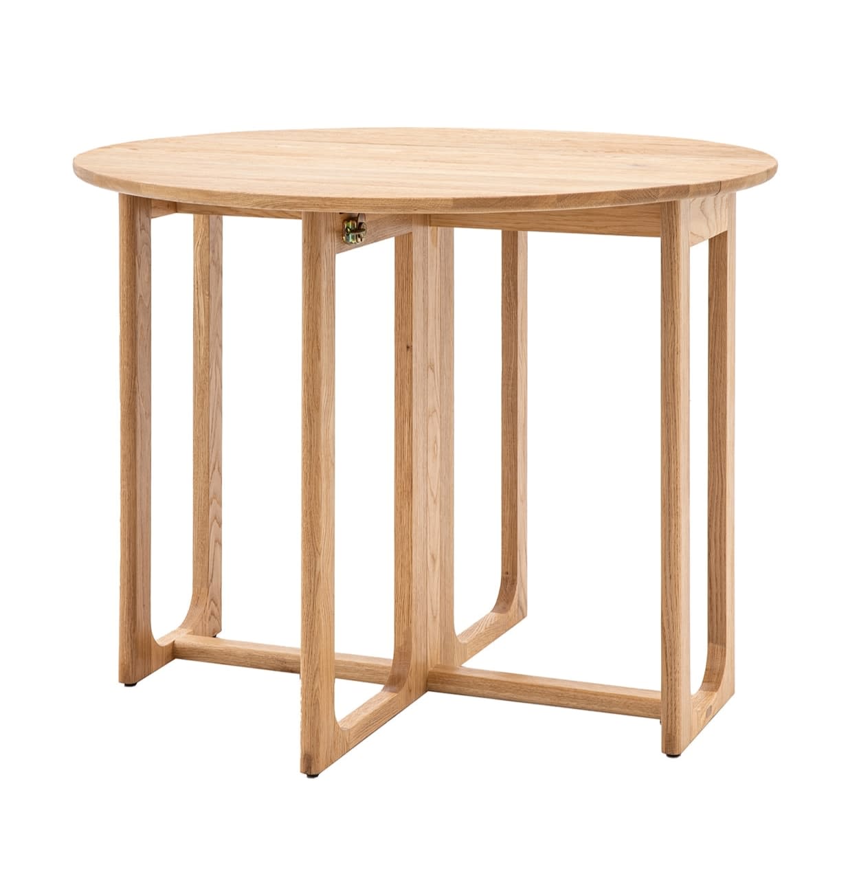 Craft Wooden Round Folding Dining Table by Gallery Direct