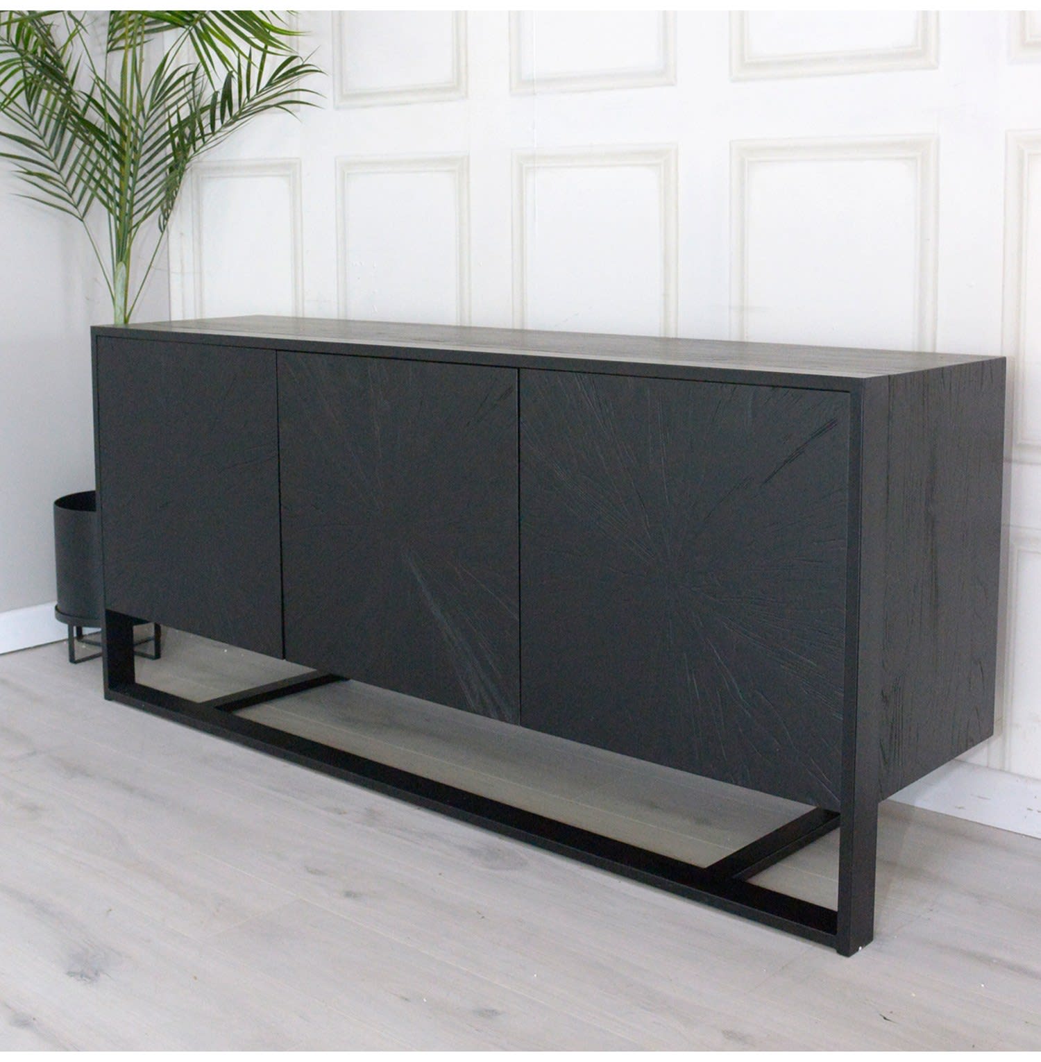 Black Starburst Sideboard