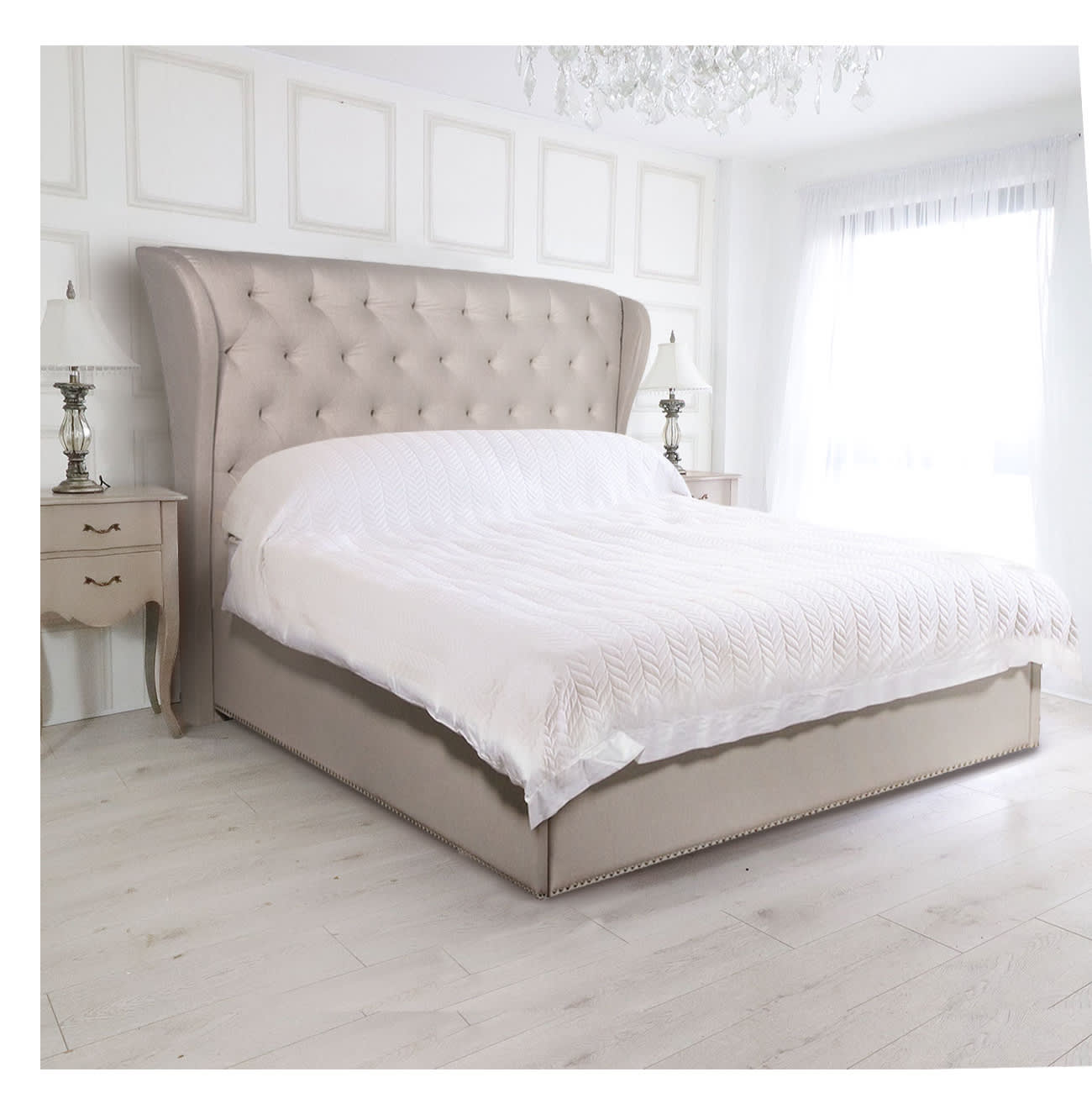 Buttoned Wing Bed Linen