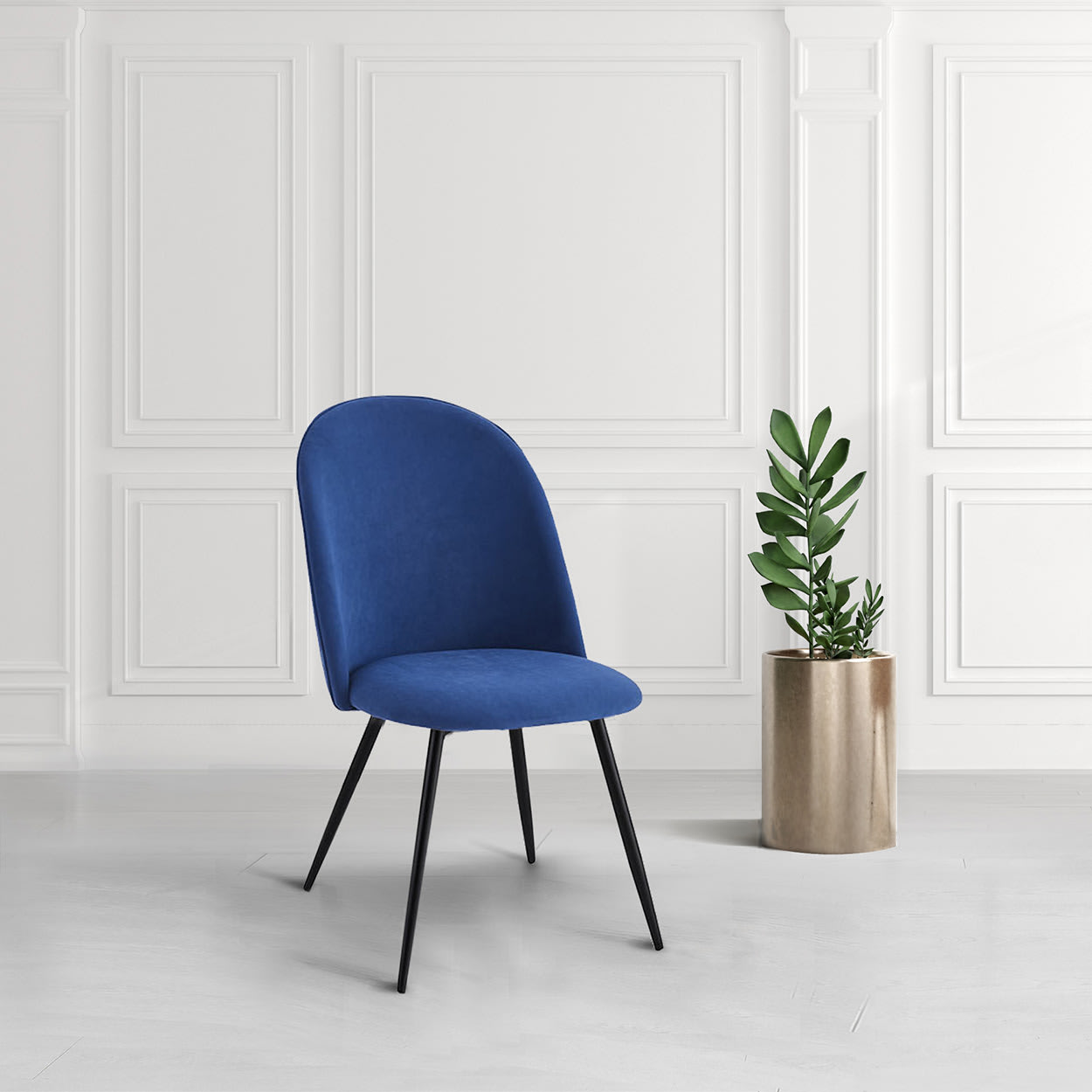 Marshall Blue Velvet Dining Chair