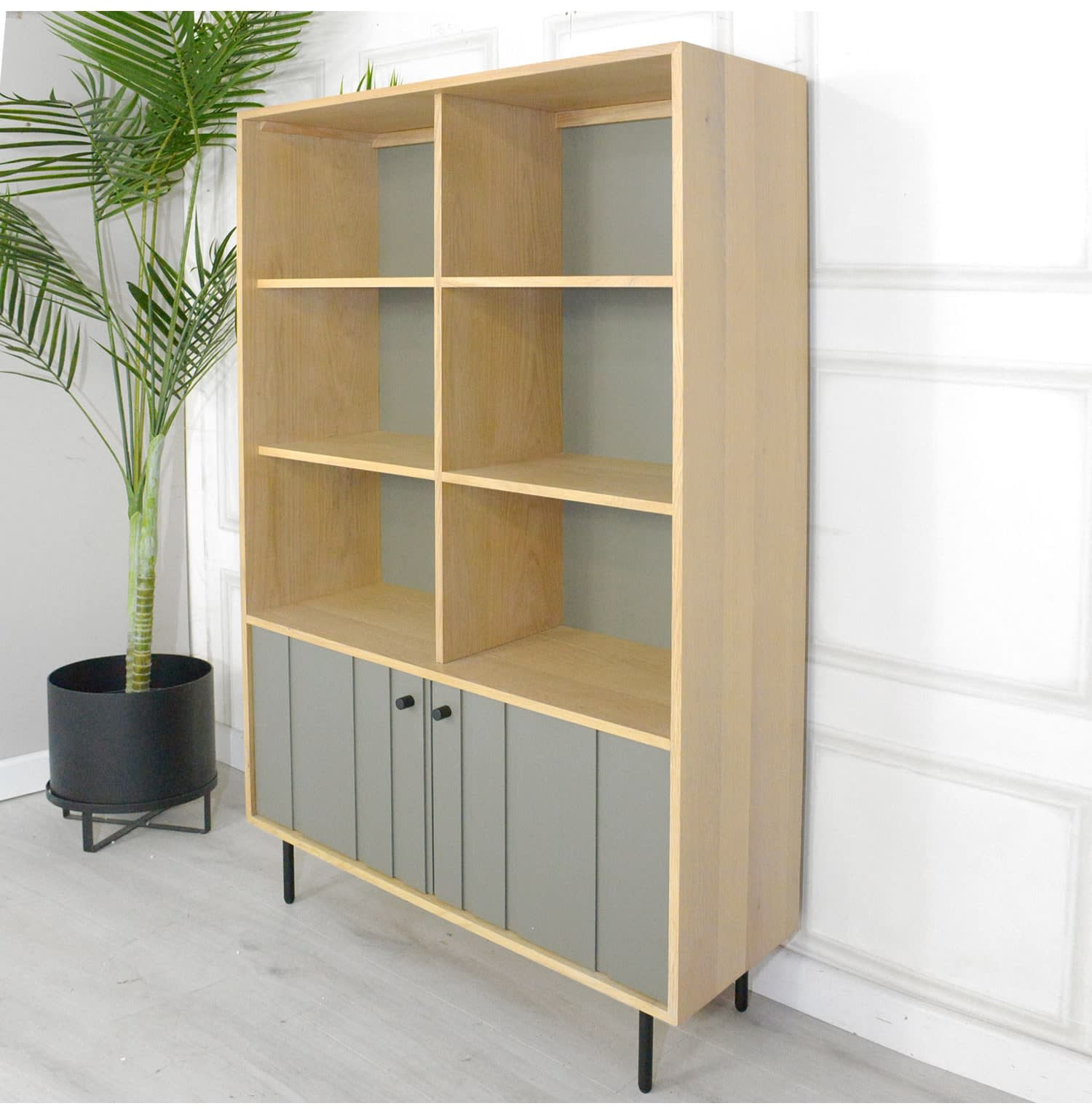 Fuji Grey Open Display Unit by Gallery Direct