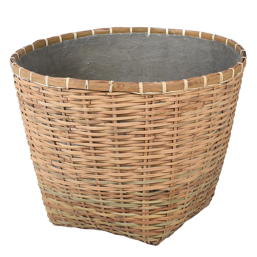 Medium Bamboo Woven Planter