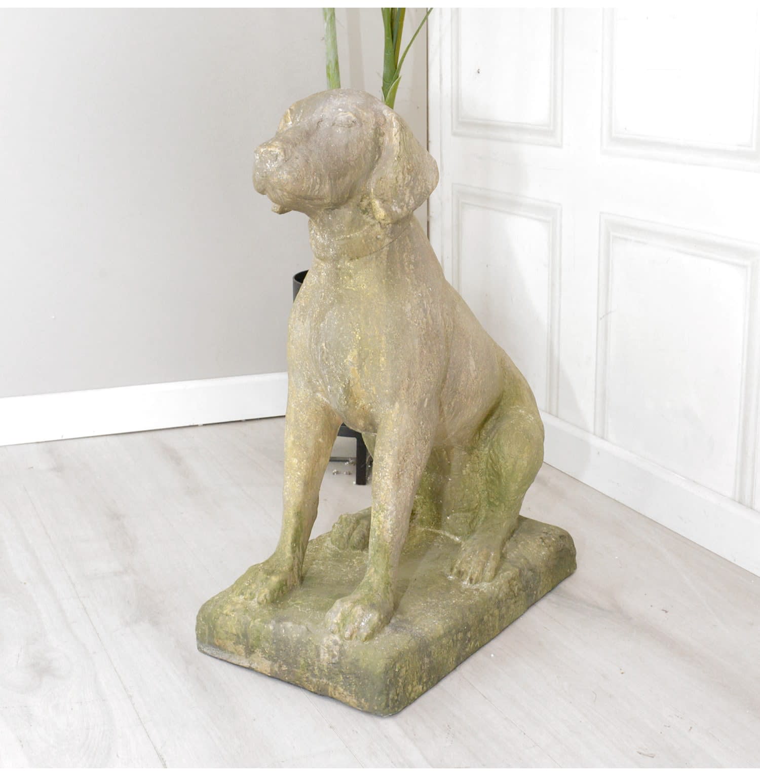 Sitting Labrador Garden Ornament