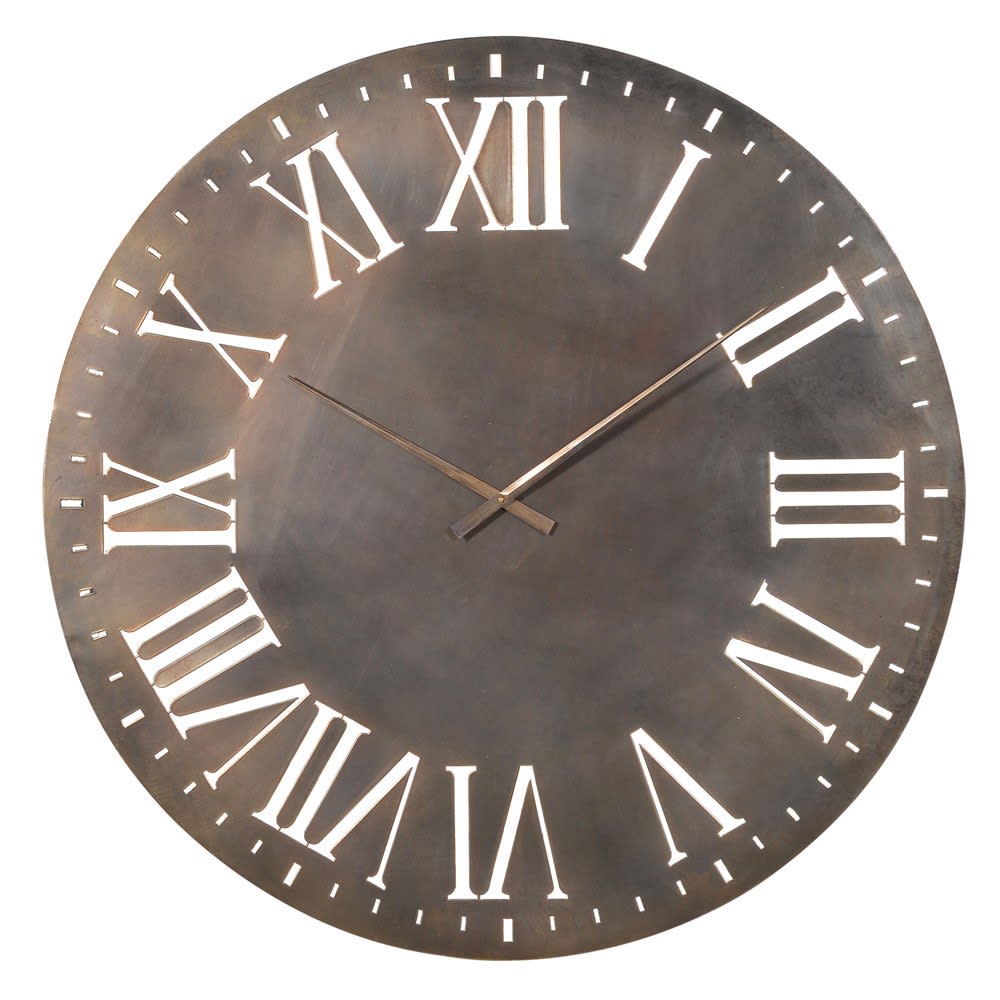 Antique Rust Wall Clock