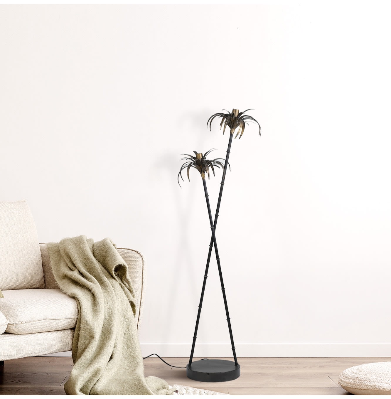 Tropical Palm Tree Floor Lamp
