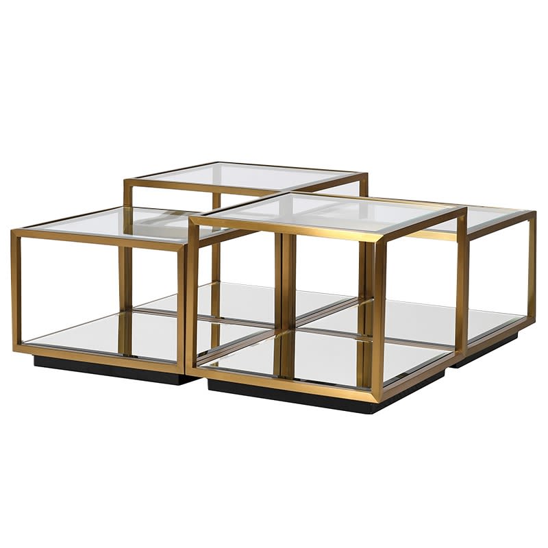 Sloane Gold Multi Piece Coffee Table