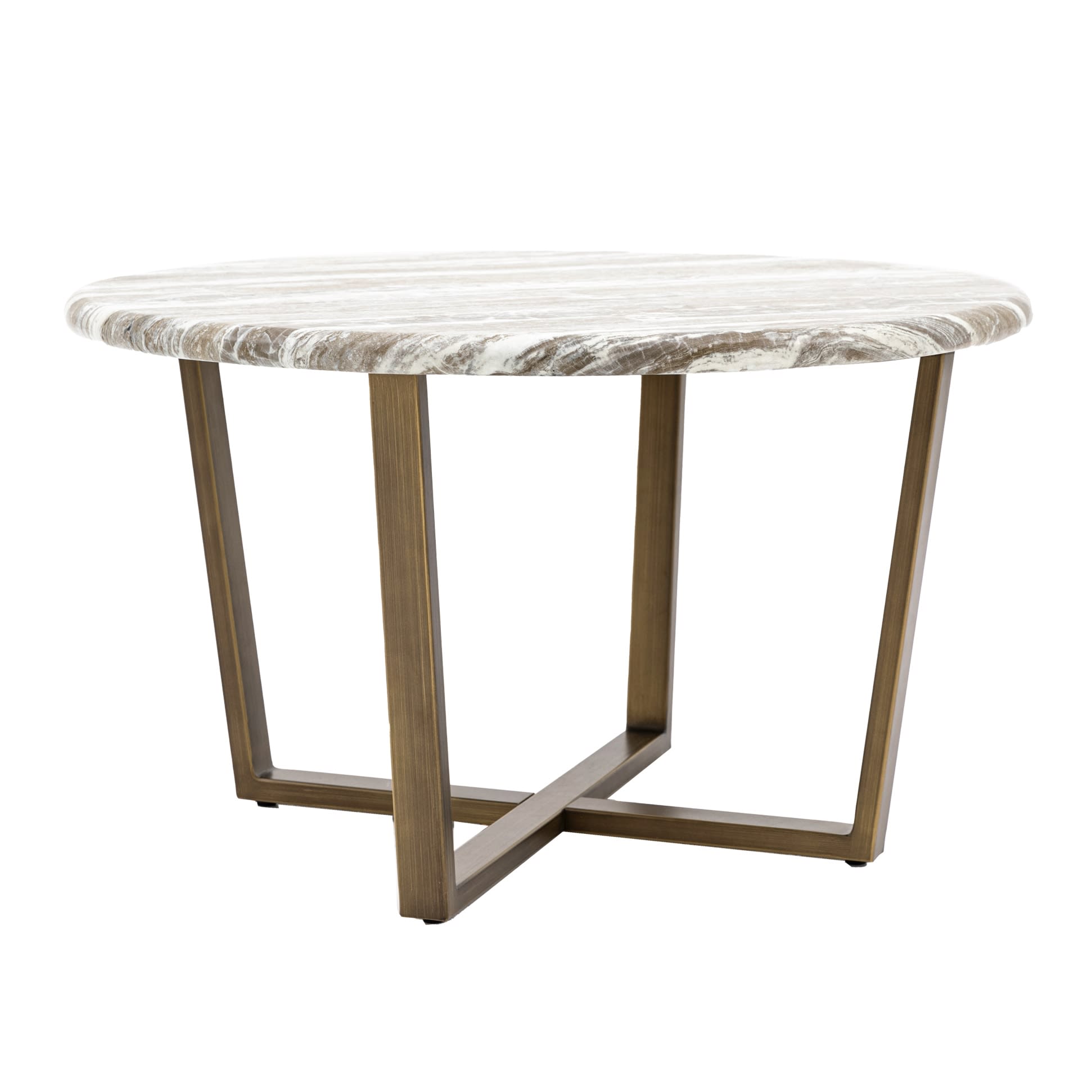 Lusso Marble Round Coffee Table by Gallery Direct