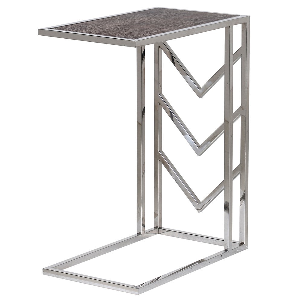 Chrome Arrow Side Table