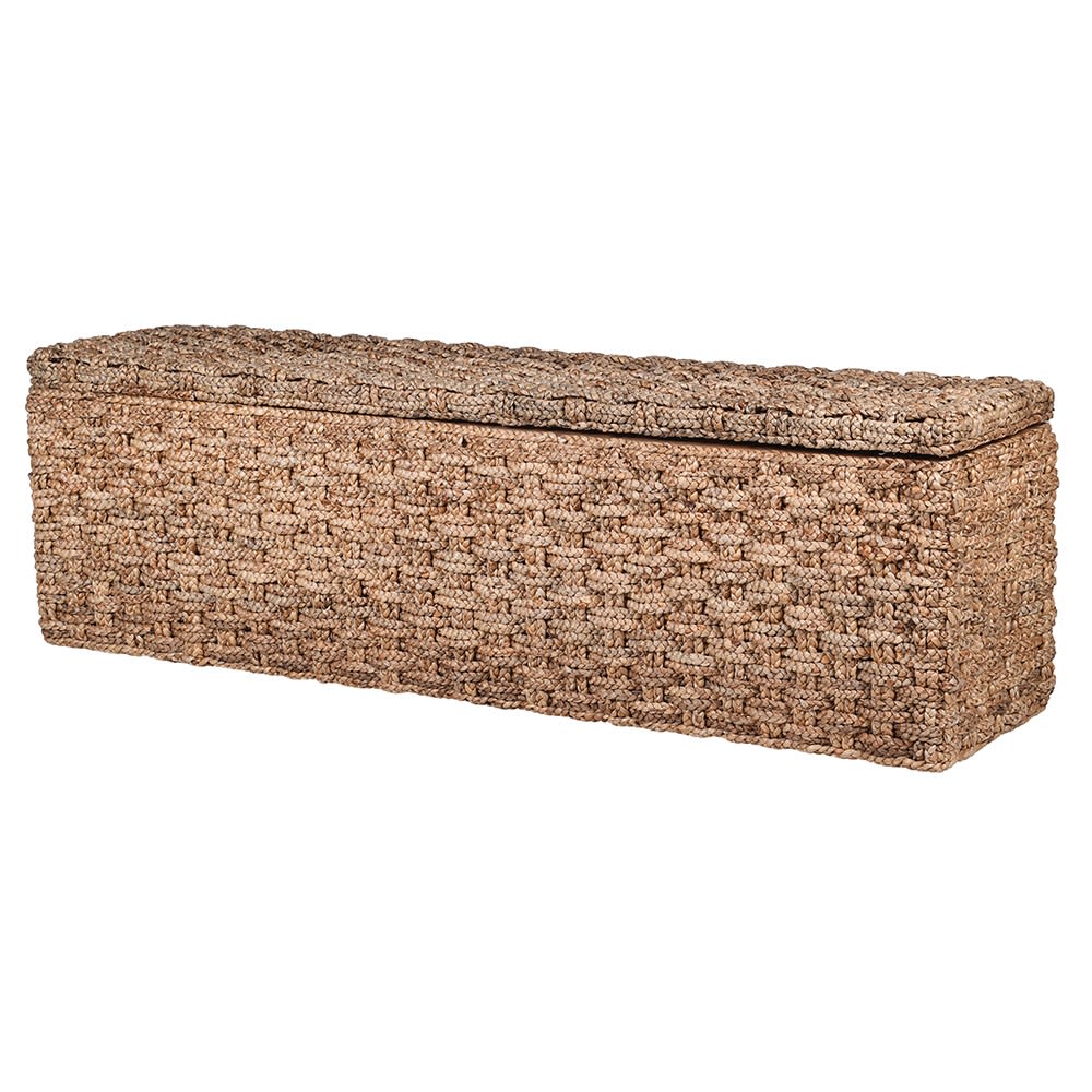 Natural Woven Ottoman