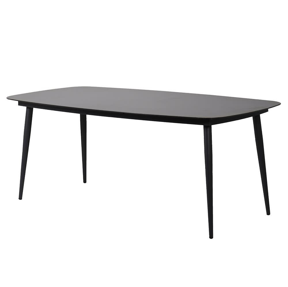 Dark Aluminium Dining Table