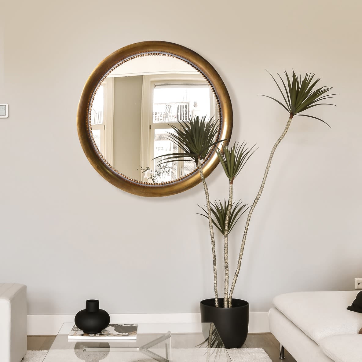 Large Gold Wall Mirror