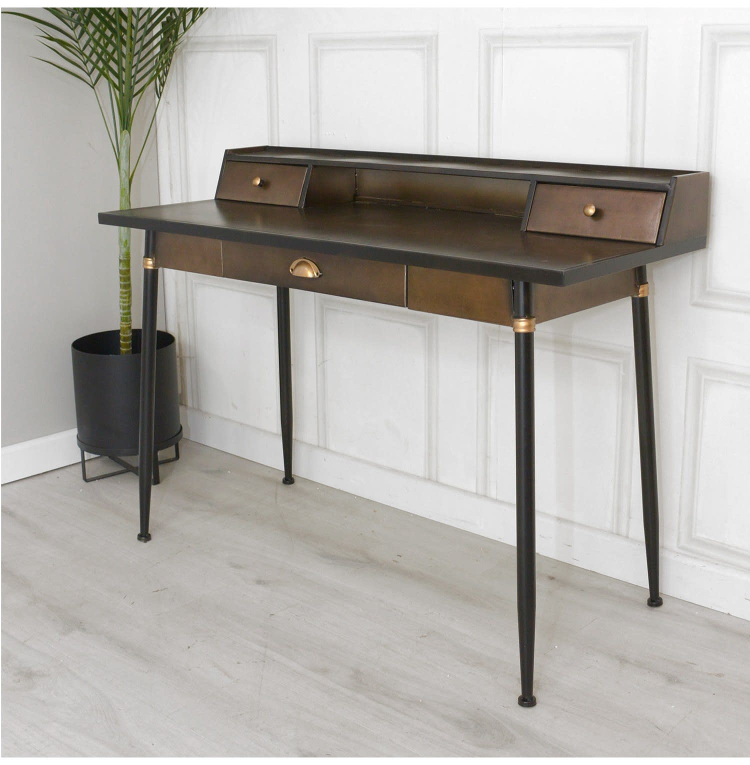 Black Iron Desk